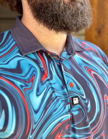 Ink Spill Polo Golf Polo Greater Half